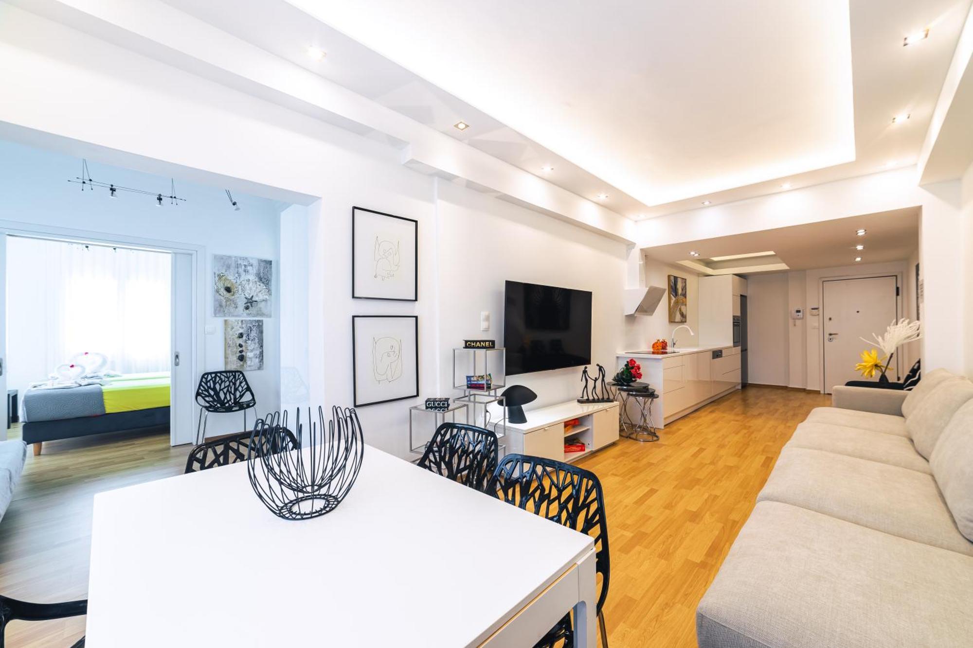 Apartament D9 Center Of Glyfada Ateny Zewnętrze zdjęcie